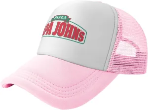 Men's Women's Logo Graphic Mesh Baseball Caps Adjustable Trucker Dad Caps Work Hat for Adult Unisex Women Men