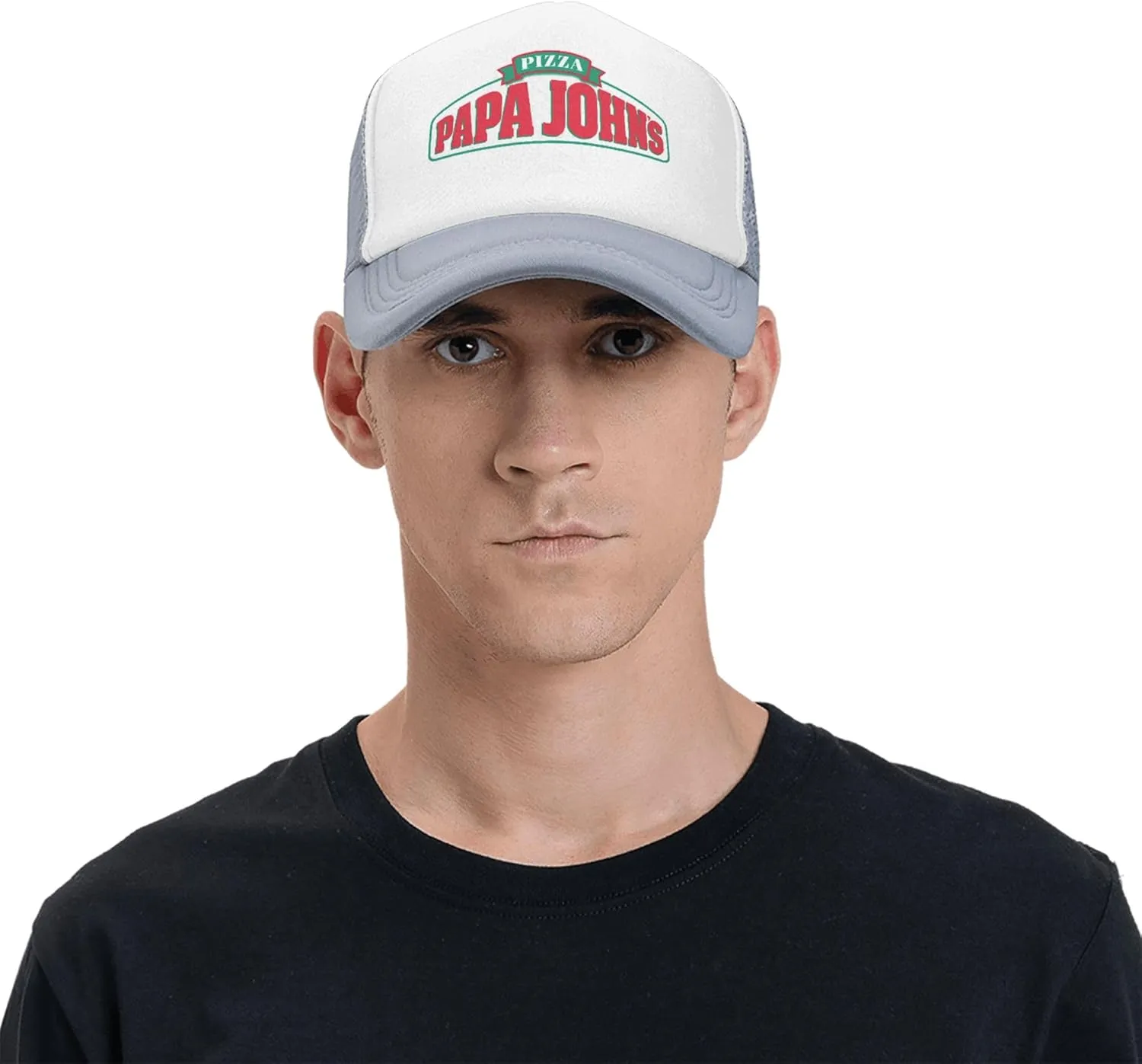 Men's Women's Logo Graphic Mesh Baseball Caps Adjustable Trucker Dad Caps Work Hat for Adult Unisex Women Men