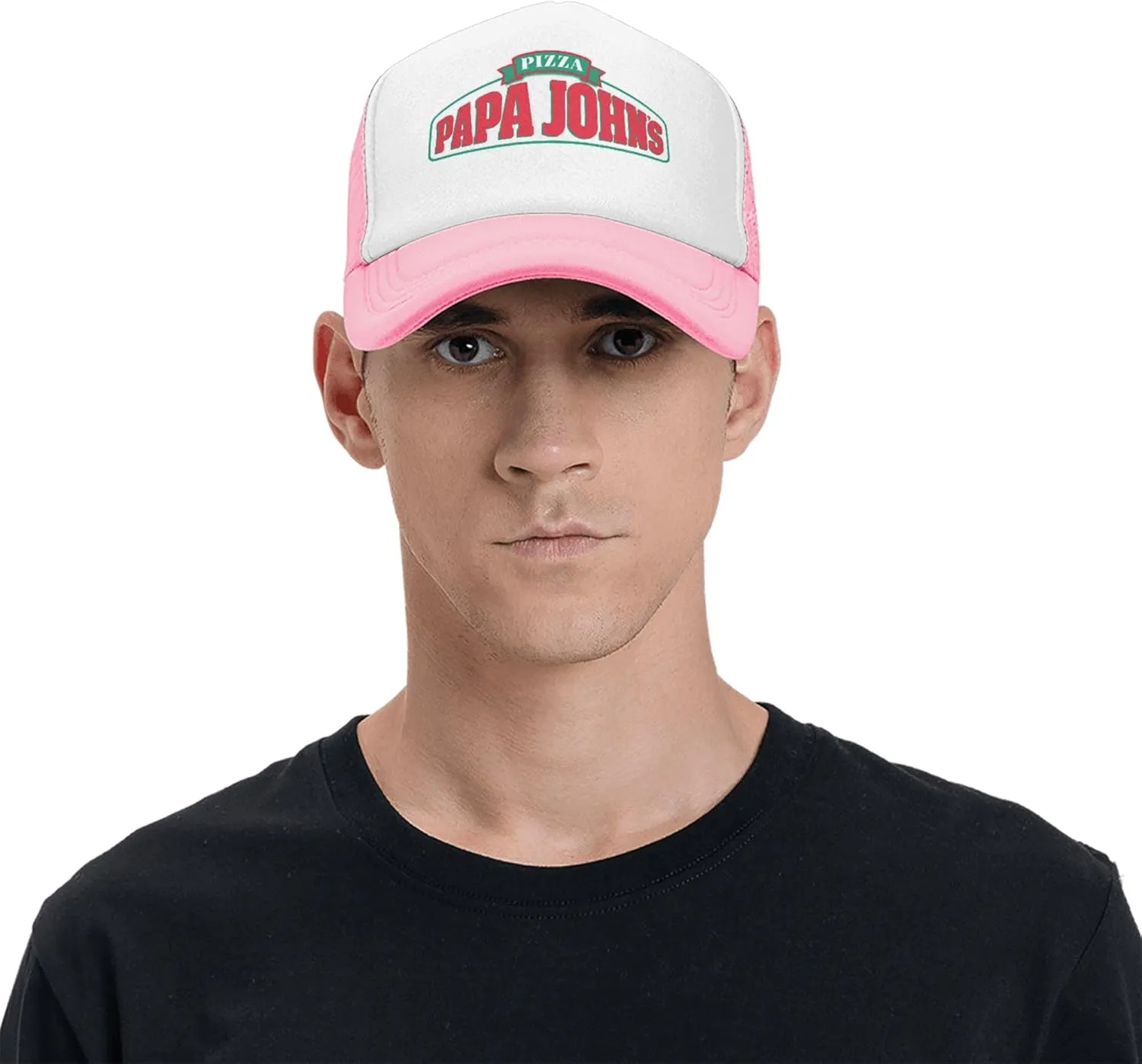 Men's Women's Logo Graphic Mesh Baseball Caps Adjustable Trucker Dad Caps Work Hat for Adult Unisex Women Men
