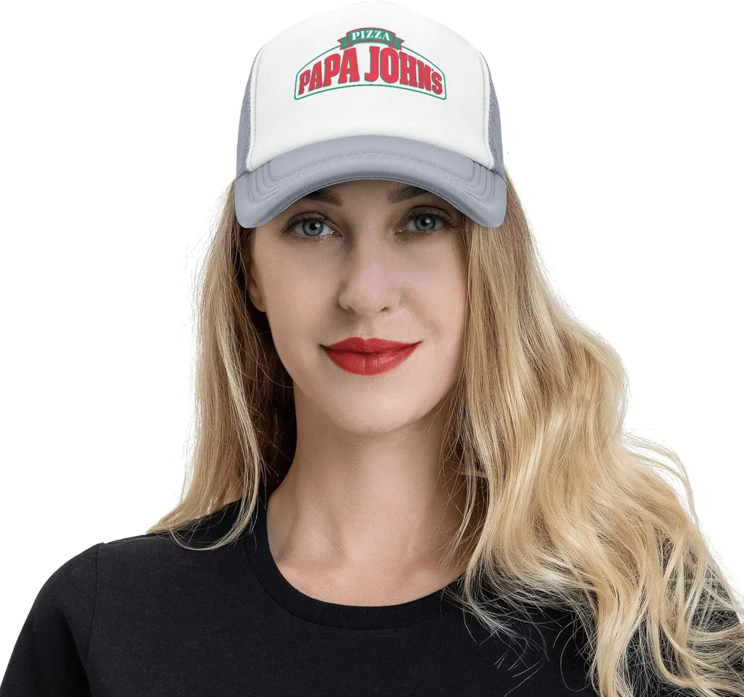 Men's Women's Logo Graphic Mesh Baseball Caps Adjustable Trucker Dad Caps Work Hat for Adult Unisex Women Men