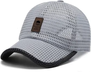 Mesh Hats for Men,Breathable Full Mesh Caps for Men,Quick Dry Cooling Caps for Women,Lightweight Trucker Sports Hats