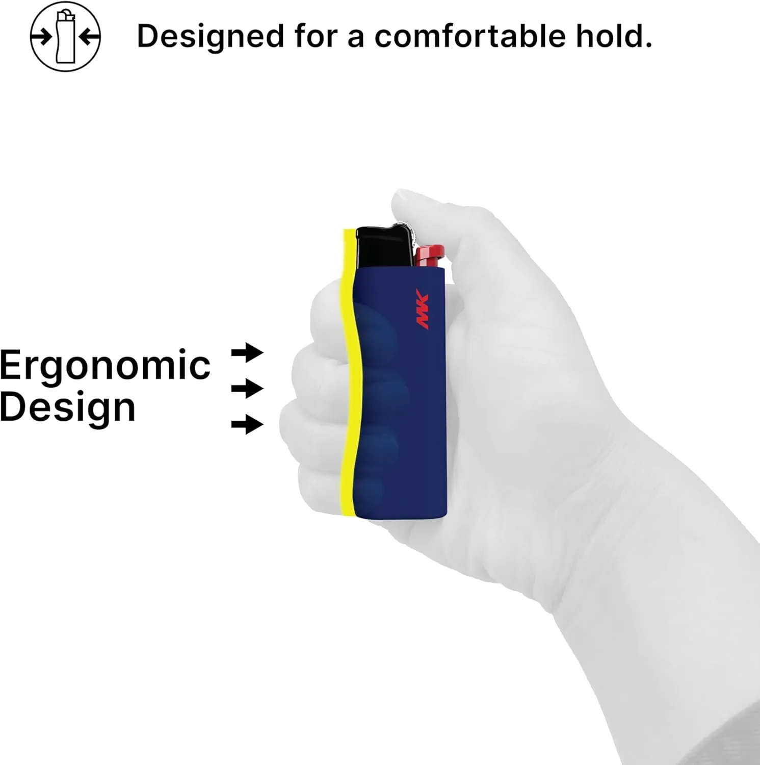 MK 9G Flint Strike Refillable Lighters - Ideal for Candle, BBQ & Bulk Use - Butane Classic Pocket Lighters