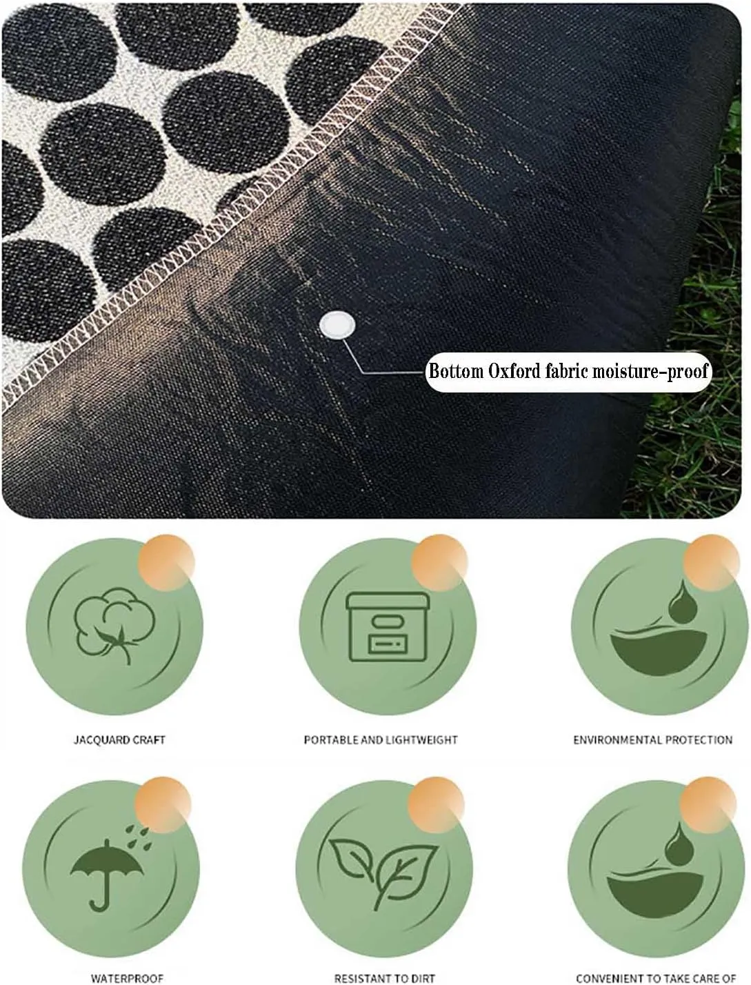 Modern Checkered Picnic Mat,Foldable Waterproof Sandproof Beach Blanket for Camping Hiking Outdoor Activities Lightweight Thin Ground Sheet for Travel Accessories,Yellow,150x150cm/60 x60