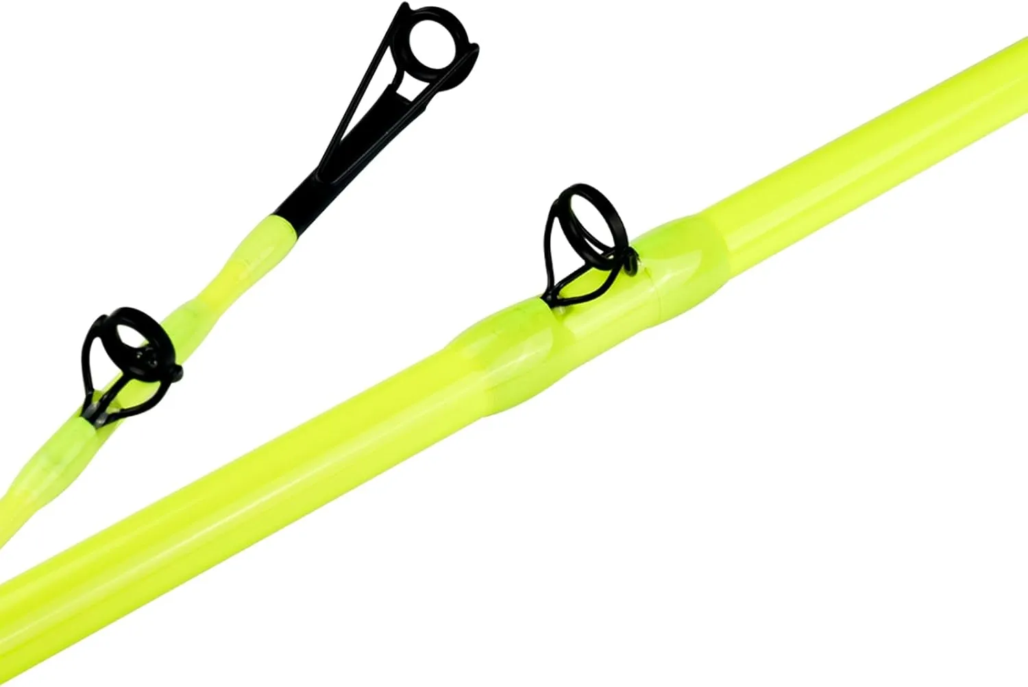 Monster Catfish Rod, 1 Piece 7’ Glow in The Dark Catfishing Casting Rods Durable S-Glass and Carbon Graphite Catfish Fishing Pole Super Grip with EVA Foam Medium Heavy