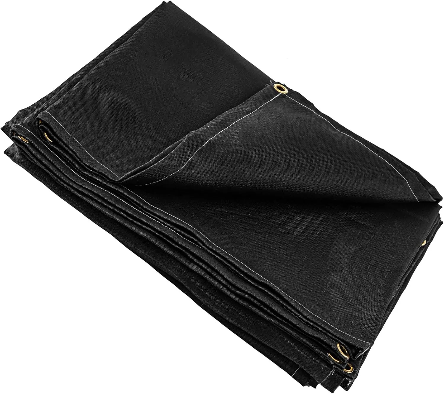 Mophorn 10 x 10 Ft Welding Blanket Black Fiberglass Blanket Portable Fiberglass Fire Retardant Blanket Welding Mat Welding Fireproof Thermal Resistant Insulation with Carry Bag