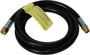Mr. Heater 5 Foot Propane Appliance Extension High Pressure Hose 1/4 Female Pipe Thread x 1/4" Male Pipe Thread