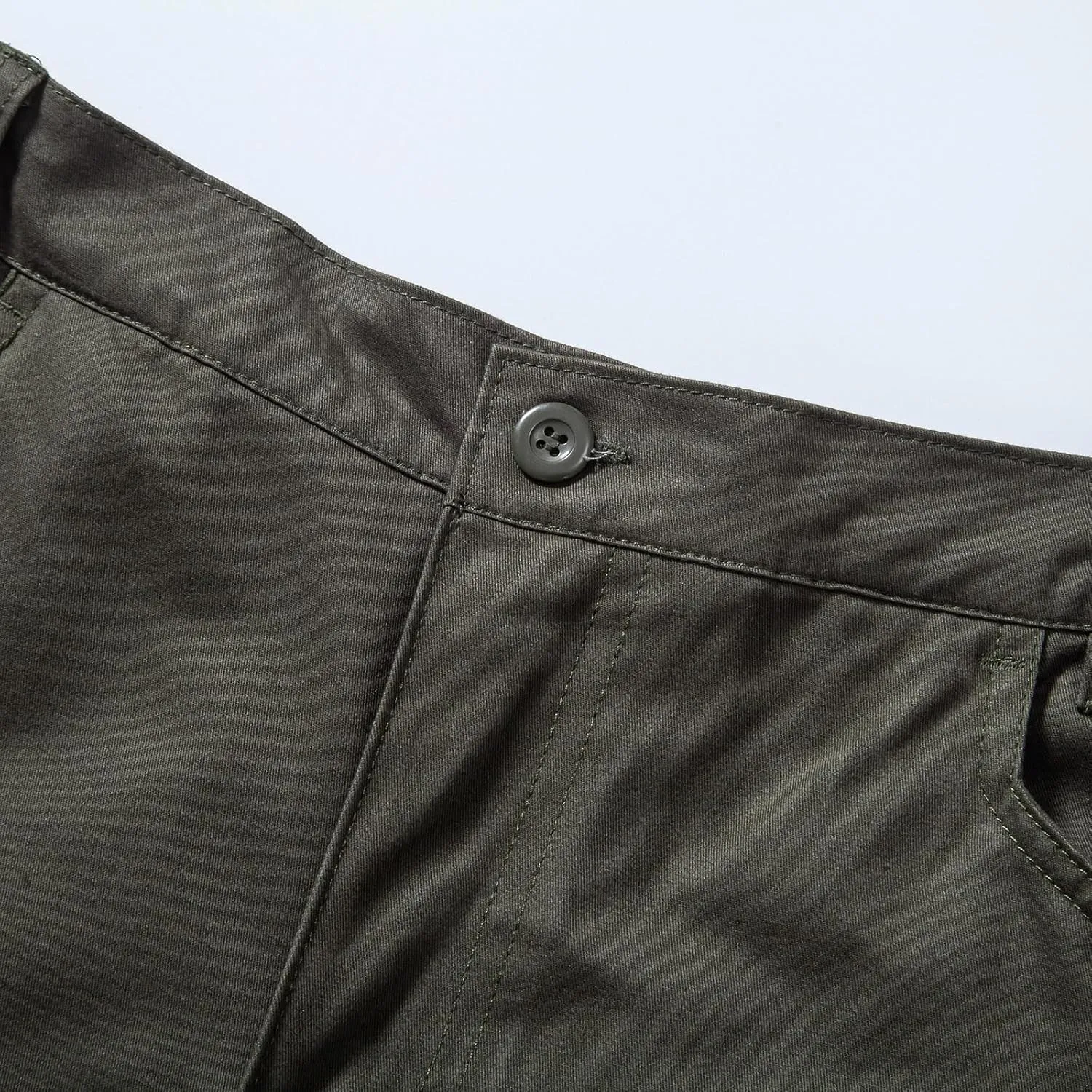 Mylldey Men's Hiking Pants Relaxed Fit Cotton Mens Work Pants Elastic Waist Cargo Mens Tactical Outdoor Pants