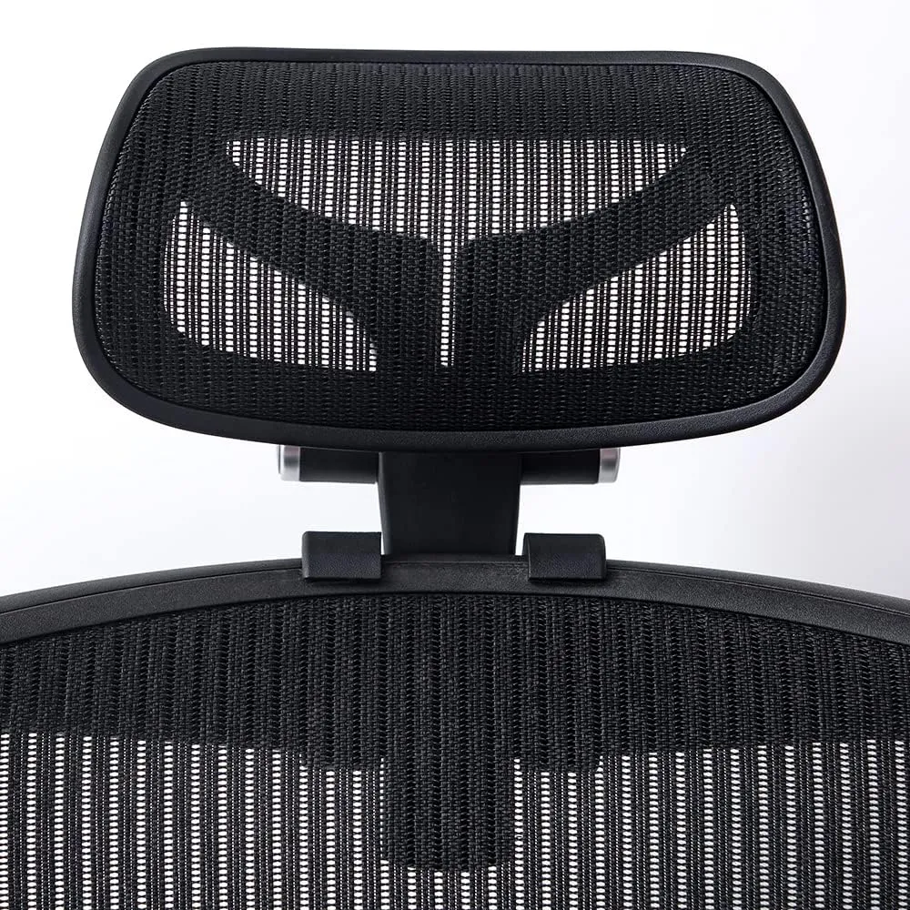 New Headrest for Herman Miller Classic and Remastered Aeron Office Chair Black/Graphite Headrest Only - Chair Not Included (for Classic Aeron)