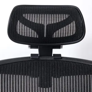 New Headrest for Herman Miller Classic and Remastered Aeron Office Chair Black/Graphite Headrest Only - Chair Not Included (for Classic Aeron)