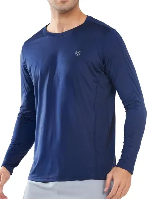 NORTHYARD Men's Sun Protection Shirts Long Sleeve Swim Fishing UPF 50  Shirt UV Hiking Lightweight Rash Guard Athletic