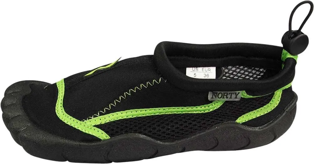 NORTY Water Shoes for Boys and Girls - Swim Socks for Beach, Boat, and Pool - Skeletoe Barefoot Design - Cruise Ship Essentials for Kids - Hiking and Camping Footwear