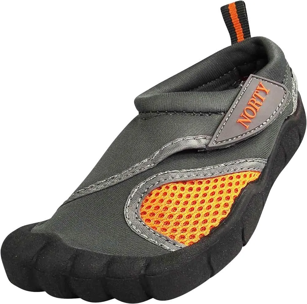 NORTY Water Shoes for Boys and Girls - Swim Socks for Beach, Boat, and Pool - Skeletoe Barefoot Design - Cruise Ship Essentials for Kids - Hiking and Camping Footwear