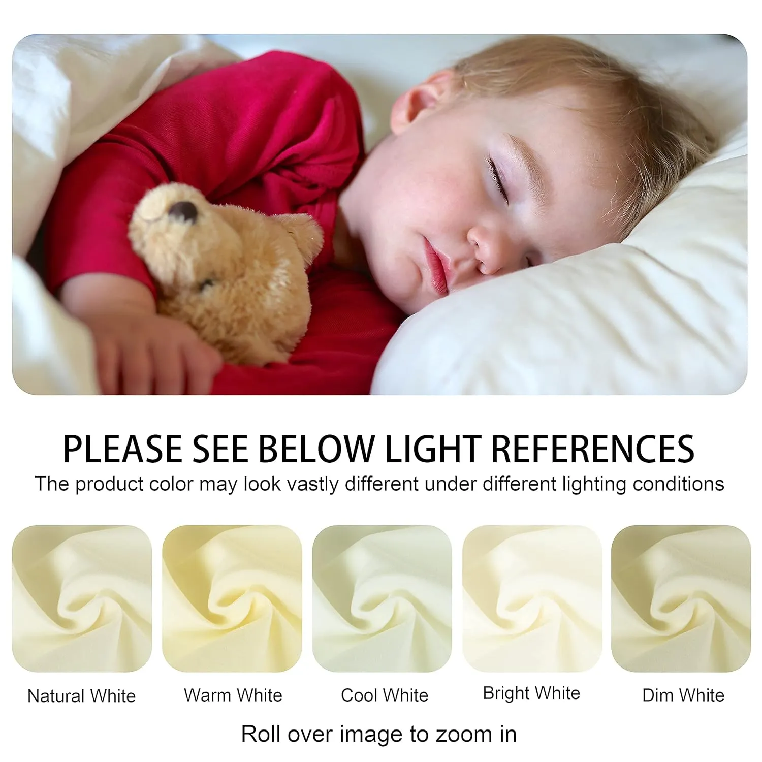 NTBAY Down Alternative Oversized Toddler Comforter, Super Soft and Warm Solid Color Baby Crib Quilted Blanket, 43x60 inches, Light Grey