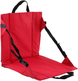 Ochine Portable Stadium Seat Cushion Portable Beach Recliner Outdoor Floor Chair Lightweight Padded Seat Camping Cushion with Backrest Pool Reclining for Sporting Events and Outdoor Concerts