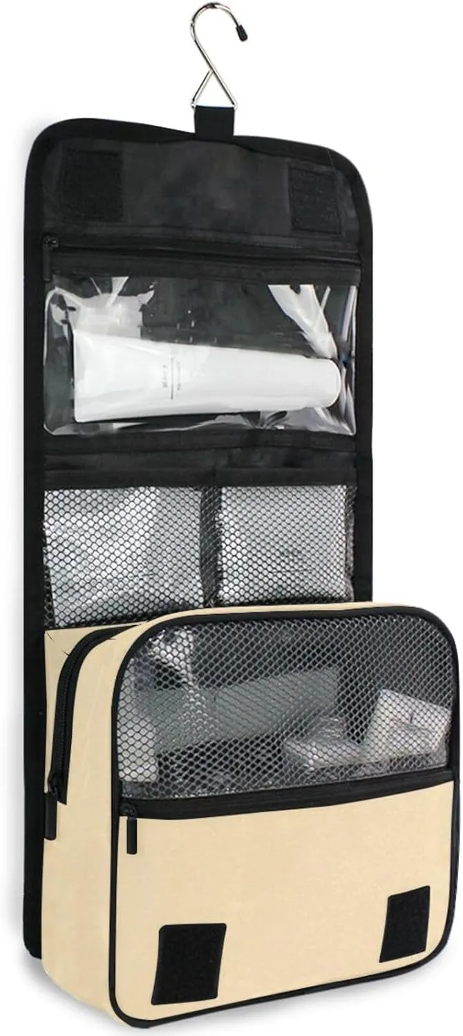 ODAWA Moccasin Toiletries Bag Toiletry Hanging Bag Portable Travel Toiletry Organizer Bag