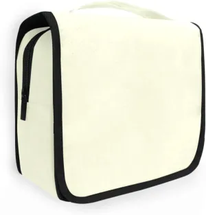 ODAWA Toiletry Bag Light Yellow Hanging Travel Makeup Organizer Spacious Toiletry Bag for Women and Men