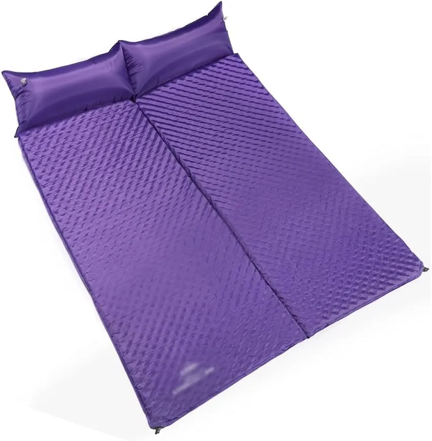 Outdoor Double Inflatable Picnic Mat Camping Mat Travel Portable Suitable for Self-Driving Lawn Beach Mat (Size : 76.77×51.18in)