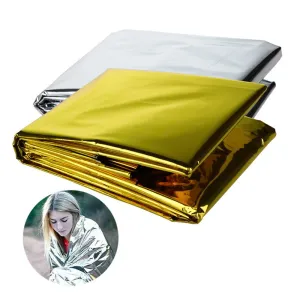 Outdoor Survive  Windproof Waterproof Foil Thermal Blanket for Camping Hiking