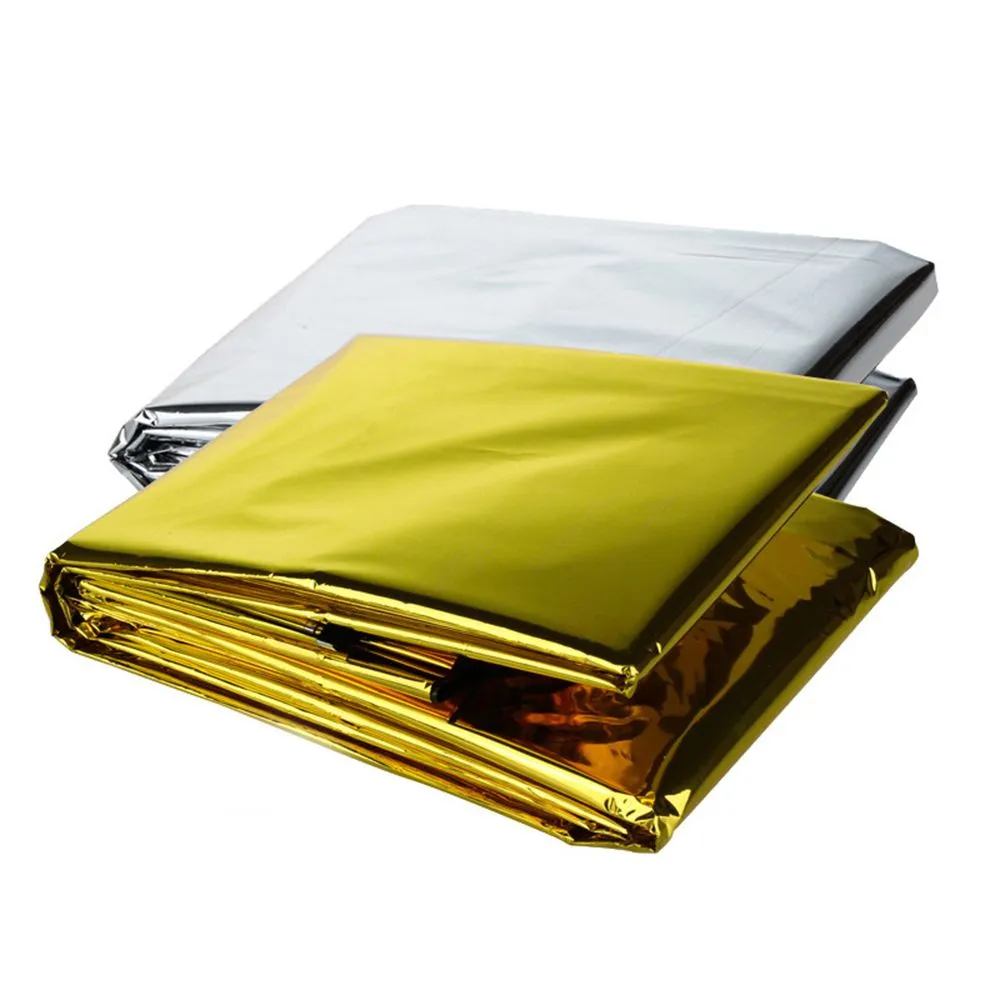 Outdoor Survive  Windproof Waterproof Foil Thermal Blanket for Camping Hiking
