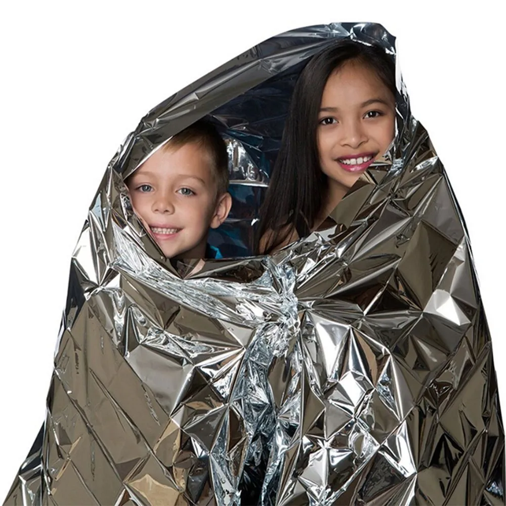 Outdoor Survive  Windproof Waterproof Foil Thermal Blanket for Camping Hiking
