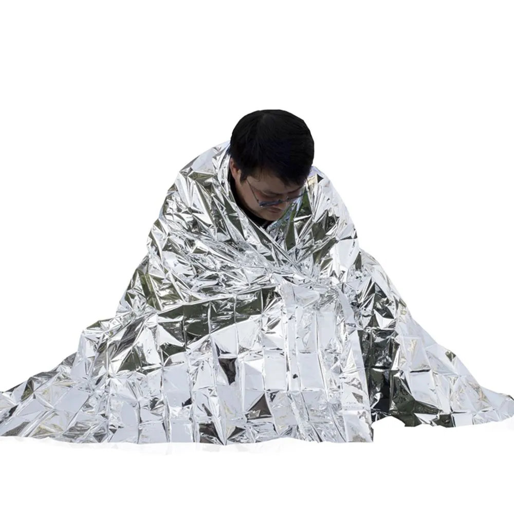 Outdoor Survive  Windproof Waterproof Foil Thermal Blanket for Camping Hiking