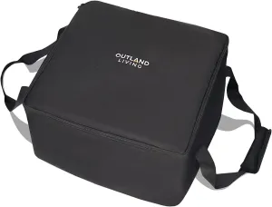 Outland Living Firecube Carry Bag - Fits Outland Living 14” Square Portable Propane Firecube Fire Pit – UV and Weather Resistant – Sturdy Grips for Easy Transport