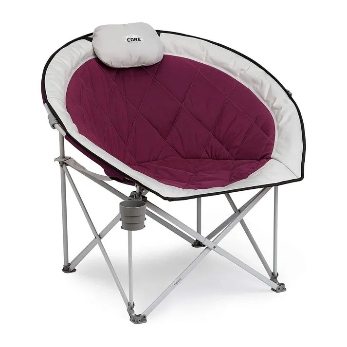 Oversized Padded Round Chair