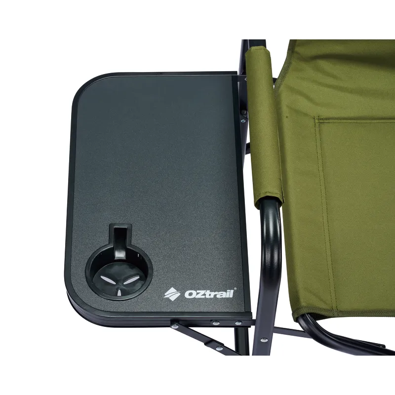 OZtrail  Classic Directors Chair with Side Table