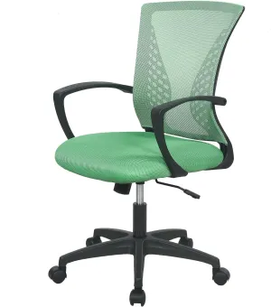 PayLessHere Office Computer Gaming Chair Ergonomic Mesh Desk Chair Adjustable Video Game Chairs with 360 Degrees Swivel Wheels Armrest Lumbar Support for Home Office,Green