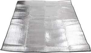 Picnic Blanket Thermal Camping Mat Light Tent Footprint Waterproof Picnic Beach Pad Insulation Foam Mat Outdoor for Garden Outdoor(200x100cm) (Silver 200 x 300 cm (Square))
