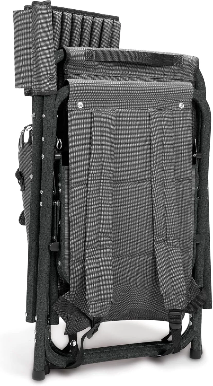 PICNIC TIME Fusion Camping Chair with Side Table and Soft Cooler, Beach Chair for Adults, Lawn Chair