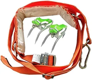 Pole Climbing Spikes Non-Slip Tree Climbing Spurs Tree Climbing Tool Kit for Hunting Observation Picking Fruit Coconut