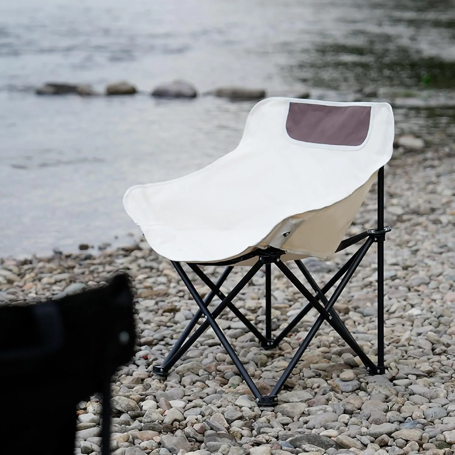 Portable Camp Chairs for Adults, Sturdy and Durable Camp Chairwith Carry Bag, Lightweight Camping Chairs for Beach Garden, Terrace (Color : Green)