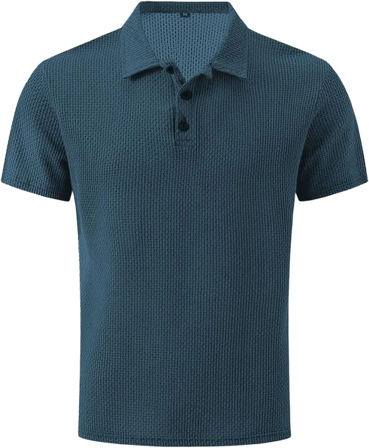 Prestigio Mesh T-Shirt, Polo Shirts for Men, Prestigio Wrinkle-Free Textured Slim Fit Tshirts, Elavure Polo Shirt