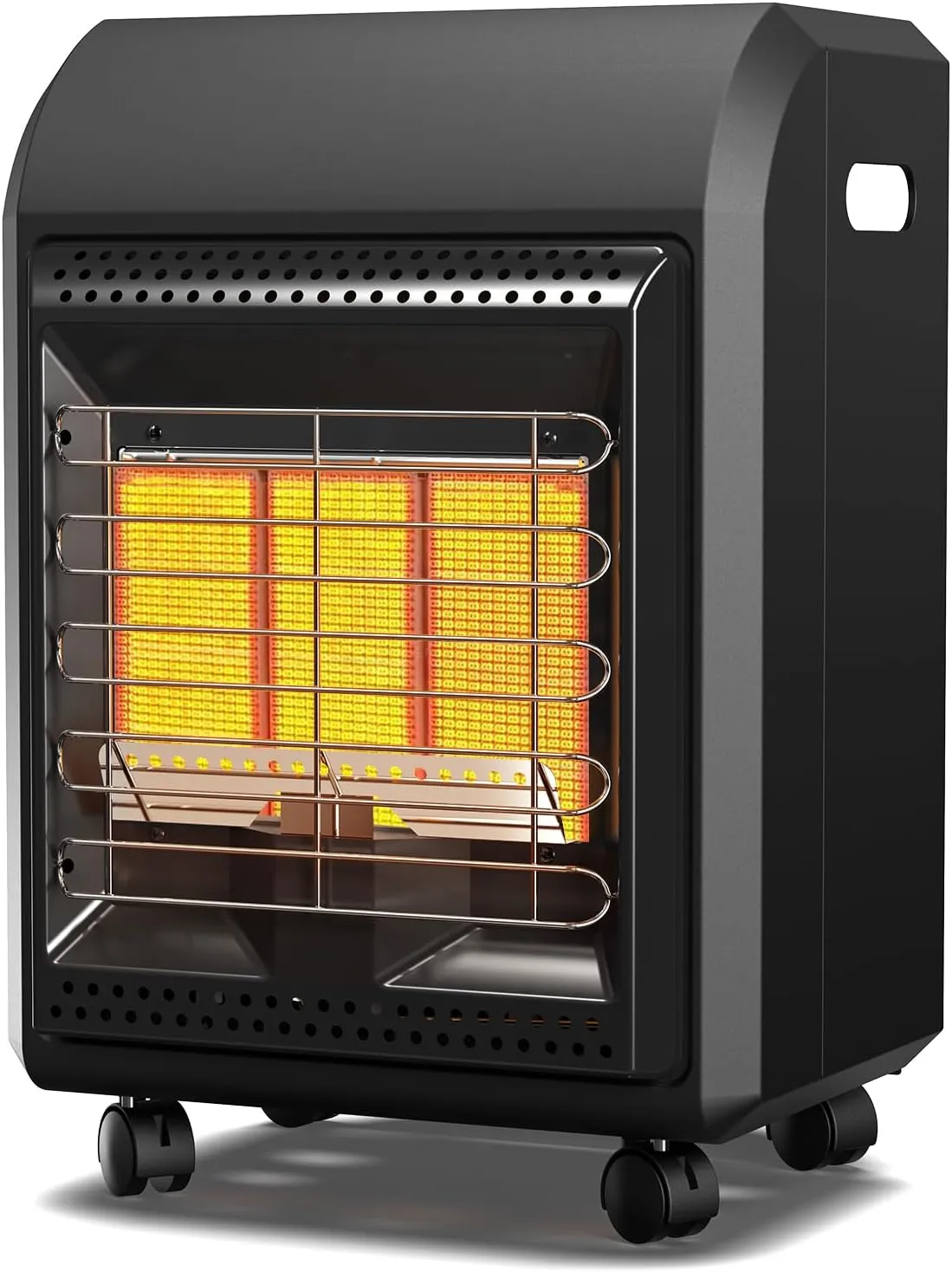 Propane Heater, 6000 to 18000 BTU 3 Setting Tank Heater With Regulator, Cordless Portable for Garages, Yards and Camping Use