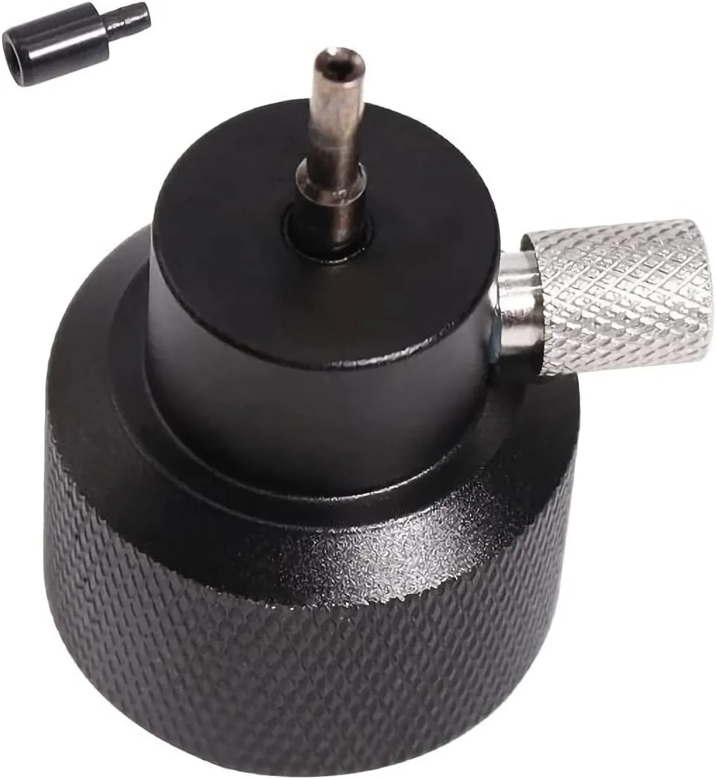 Propane Refilling & Charging Adapter for Airsoft and Green Gas Cans with Silicone Oil Port (Black)