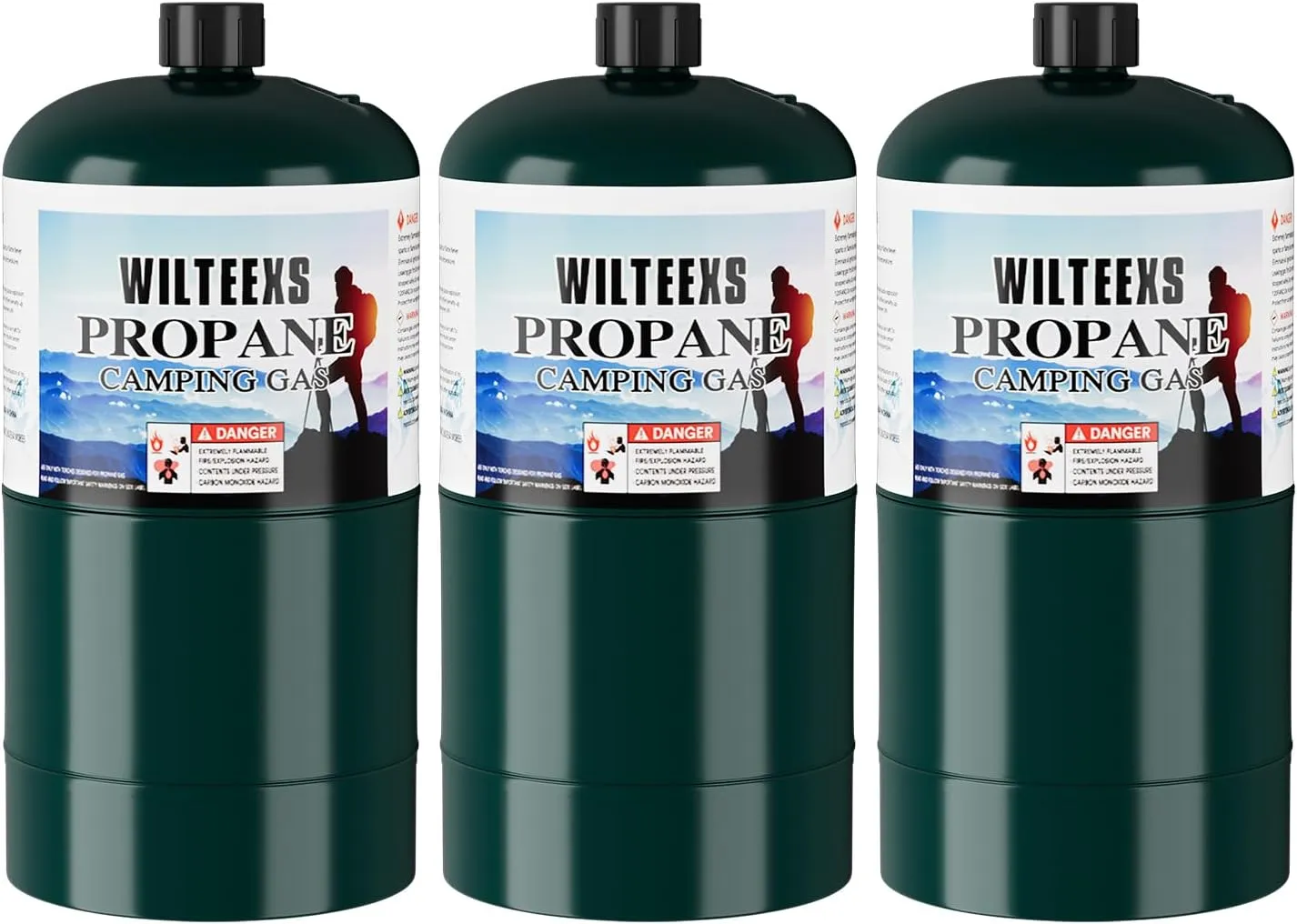 Propane Replacement Fuel Cylinders Camping (3 Pack)