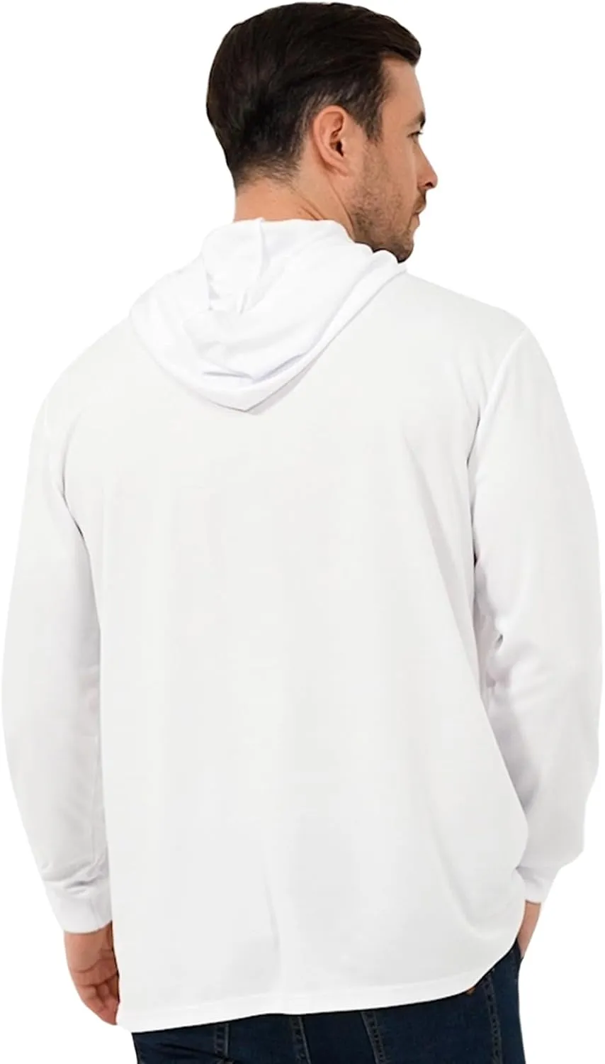 ProtectX High Visibility Sun Protection Lightweight Long Sleeve Hoodie, UPF 50  Quick-Dry, SPF UV Shirt, Active Wear