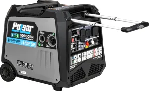 Pulsar 9500W Dual Fuel Portable Inverter Generator for Residential and Camping Use GD950BN