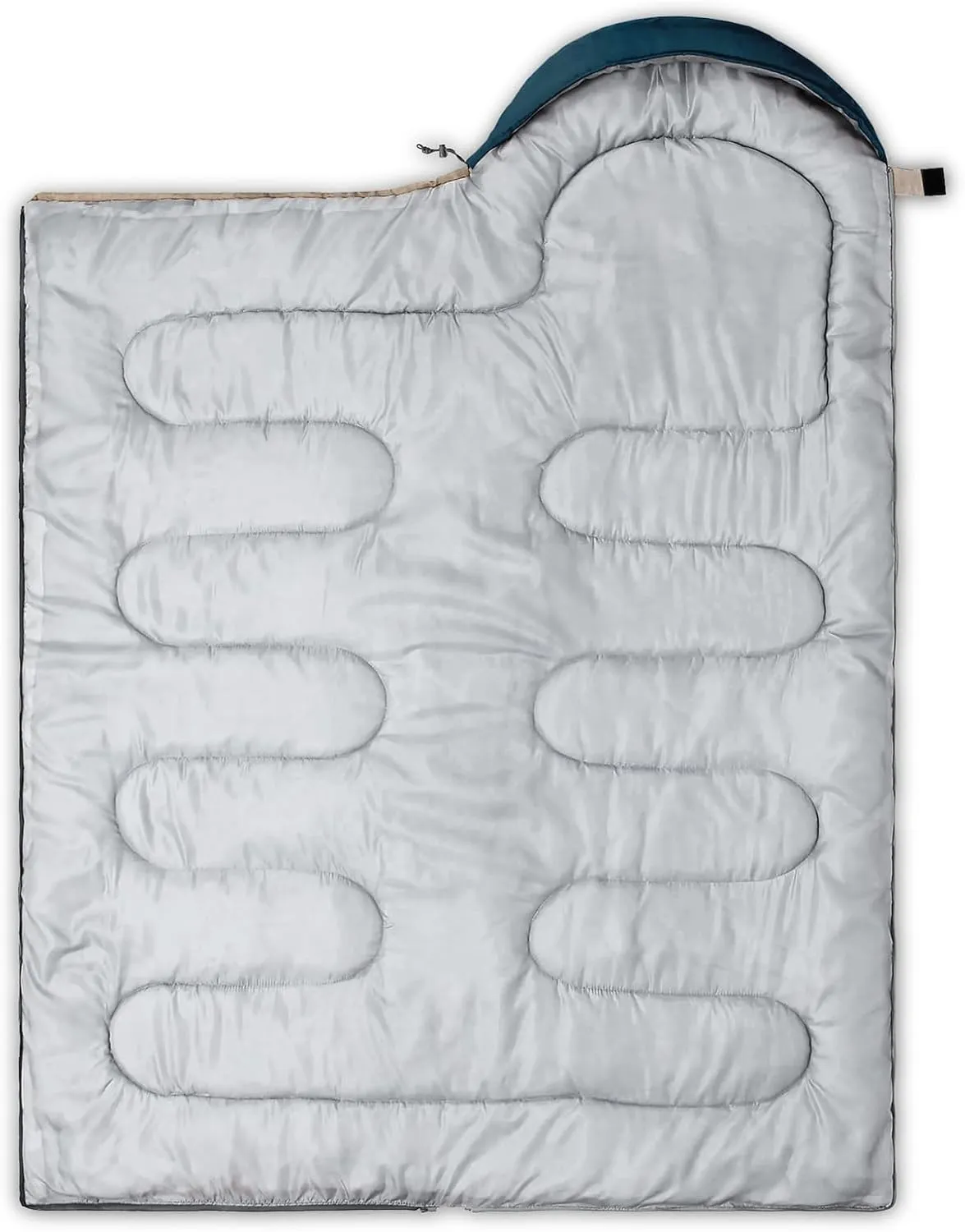 QOOMO Camping Sleeping Bags,3 Season Warm & Cool Weather,Lightweight,Waterproof Sleeping Bags for Adults & Kids,Traveling,and Outdoors,Camping Gear Equipment