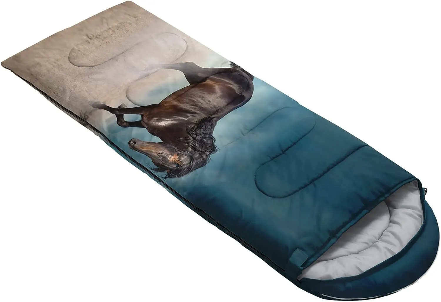 QOOMO Camping Sleeping Bags,3 Season Warm & Cool Weather,Lightweight,Waterproof Sleeping Bags for Adults & Kids,Traveling,and Outdoors,Camping Gear Equipment