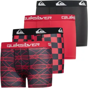 Quiksilver Boys Underwear 4 Pack Boxer Briefs for Boys 6-18 Durable Stretch Breathable Moisture Wicking
