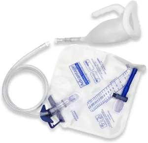 Reusable Portable Female Comfort Fit Advantage Urinal System with Spill Proof Collection Bag