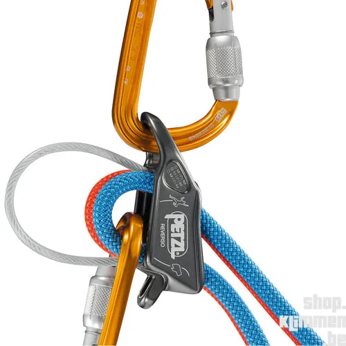 Reverso - red/orange, belay device