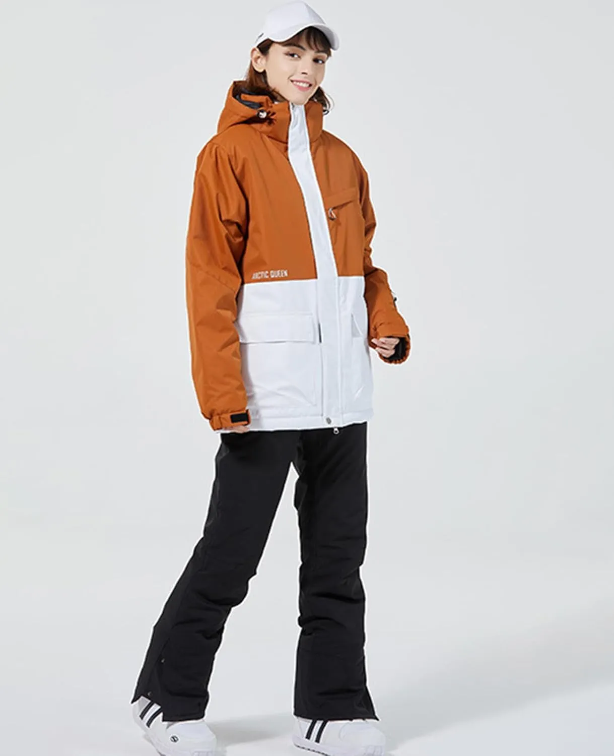 RIUIYELE Women's Ski Jackets and Pants Set Waterproof Insulated Snowsuit Winter Warm Skisuit Fashion Snowboarding Snow Coat