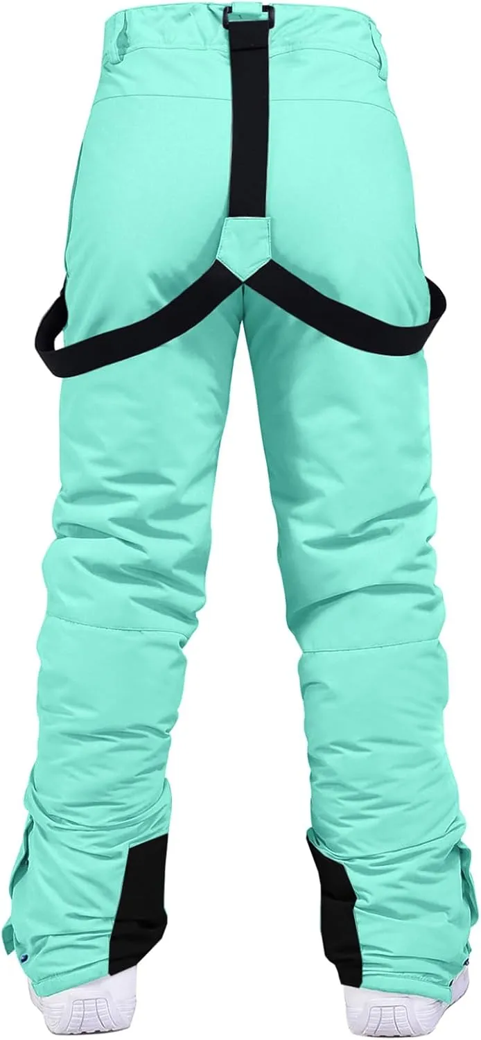 RIUIYELE Women's Ski Jackets and Pants Set Waterproof Insulated Snowsuit Winter Warm Skisuit Fashion Snowboarding Snow Coat