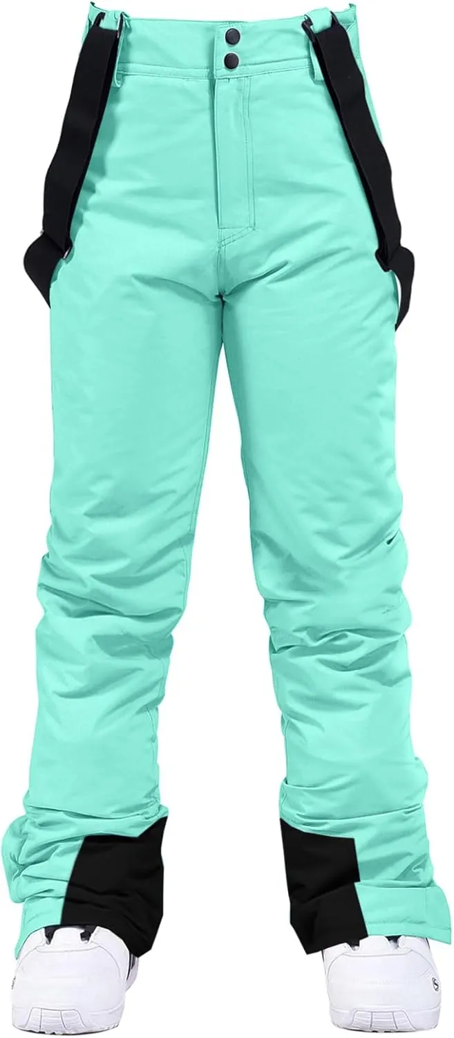 RIUIYELE Women's Ski Jackets and Pants Set Waterproof Insulated Snowsuit Winter Warm Skisuit Fashion Snowboarding Snow Coat