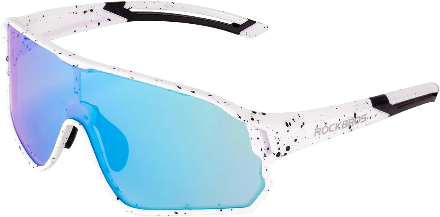 ROCKBROS Kids Polarized Sunglasses Cycling Glasses Sport Sunglasses UV400 Protection for Youth Boys Girls Age 8-14