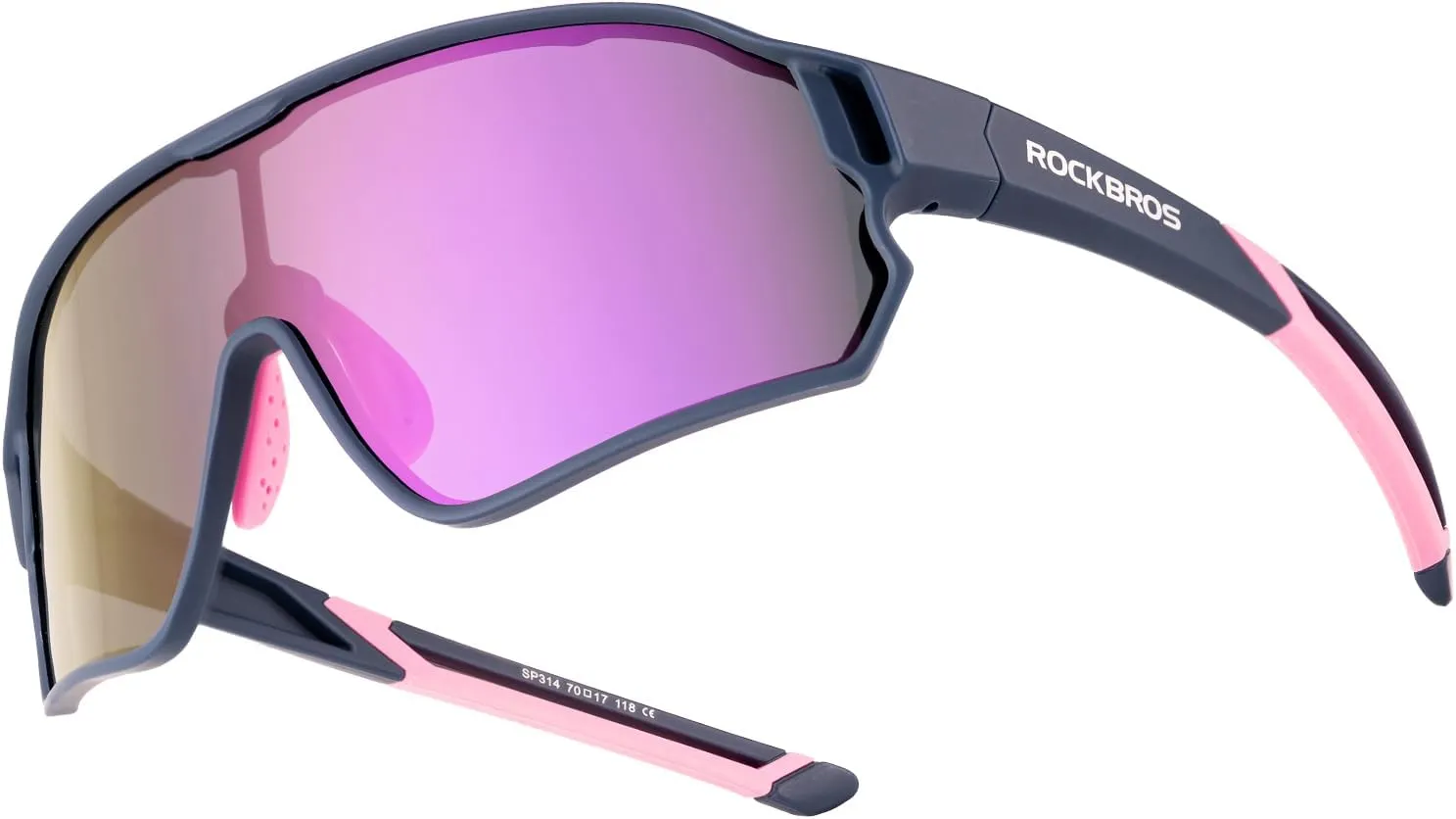 ROCKBROS Kids Polarized Sunglasses Cycling Glasses Sport Sunglasses UV400 Protection for Youth Boys Girls Age 8-14