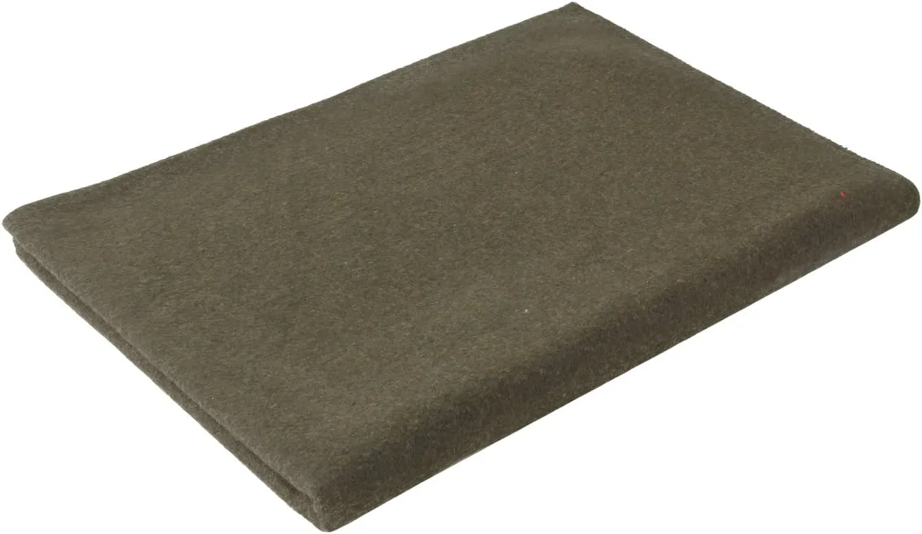Rothco 70% Wool Blanket, Olive Drab, 66" x 90"
